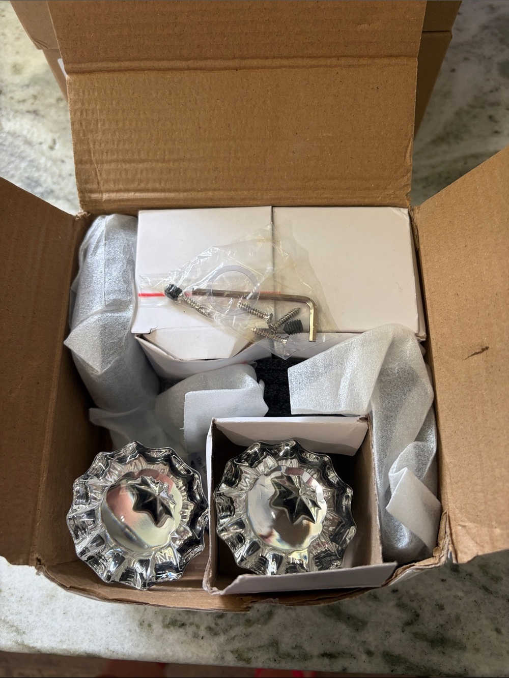 Crystal Glass Door Knobs